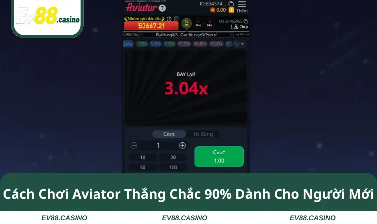 cach choi aviator Cách Chơi Aviator Thắng Chắc 90% Dành Cho Người Mới