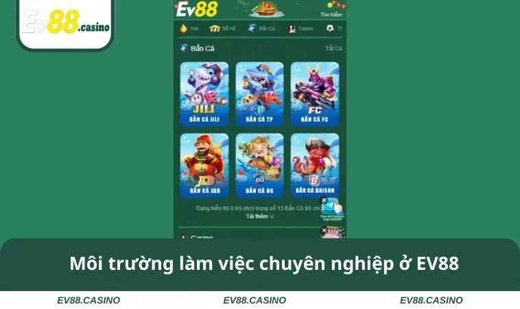 tuyen dung ev88 1 Môi trường làm việc chuyên nghiệp ở EV88